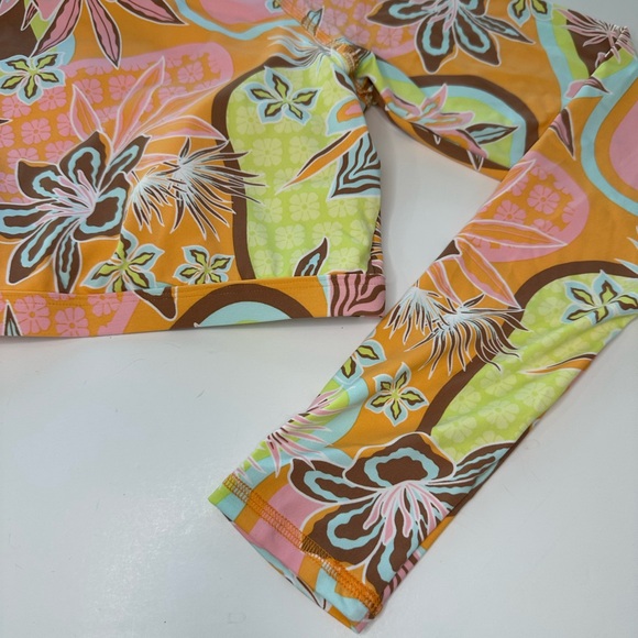 NWT Roxy Delic Long Sleeve Crop Rashguard Bikini Top NWT Women’s Size Small - Picture 9 of 11